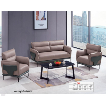 Modern office furniture leather reception sofa
