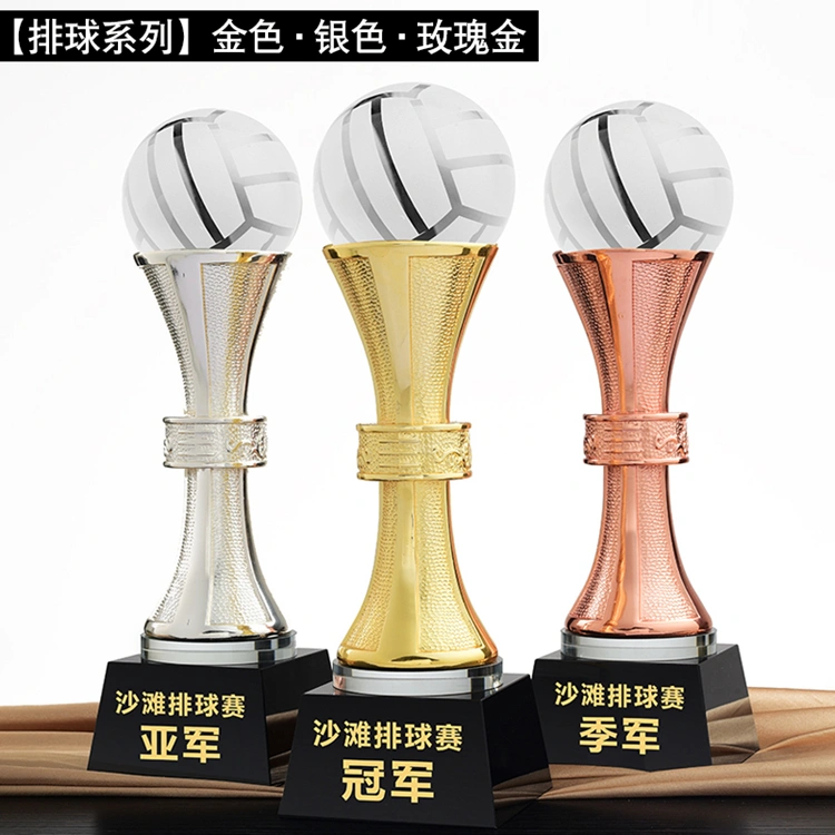 Medals Cup Crystal Golf Volleyball Football Basketball Billiards Awards Resin Custom Metal Trophy Sports