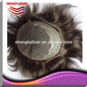 Quality human hair stock toupees