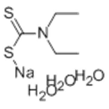 Ácido carbamoditioico, N, N-dietil-, sal de sódio, hidrato (1: 1: 3) CAS 20624-25-3