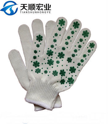 Double Sides PVC Dotted Gloves