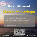 Transporte oceânico de Shantou para Surabaya