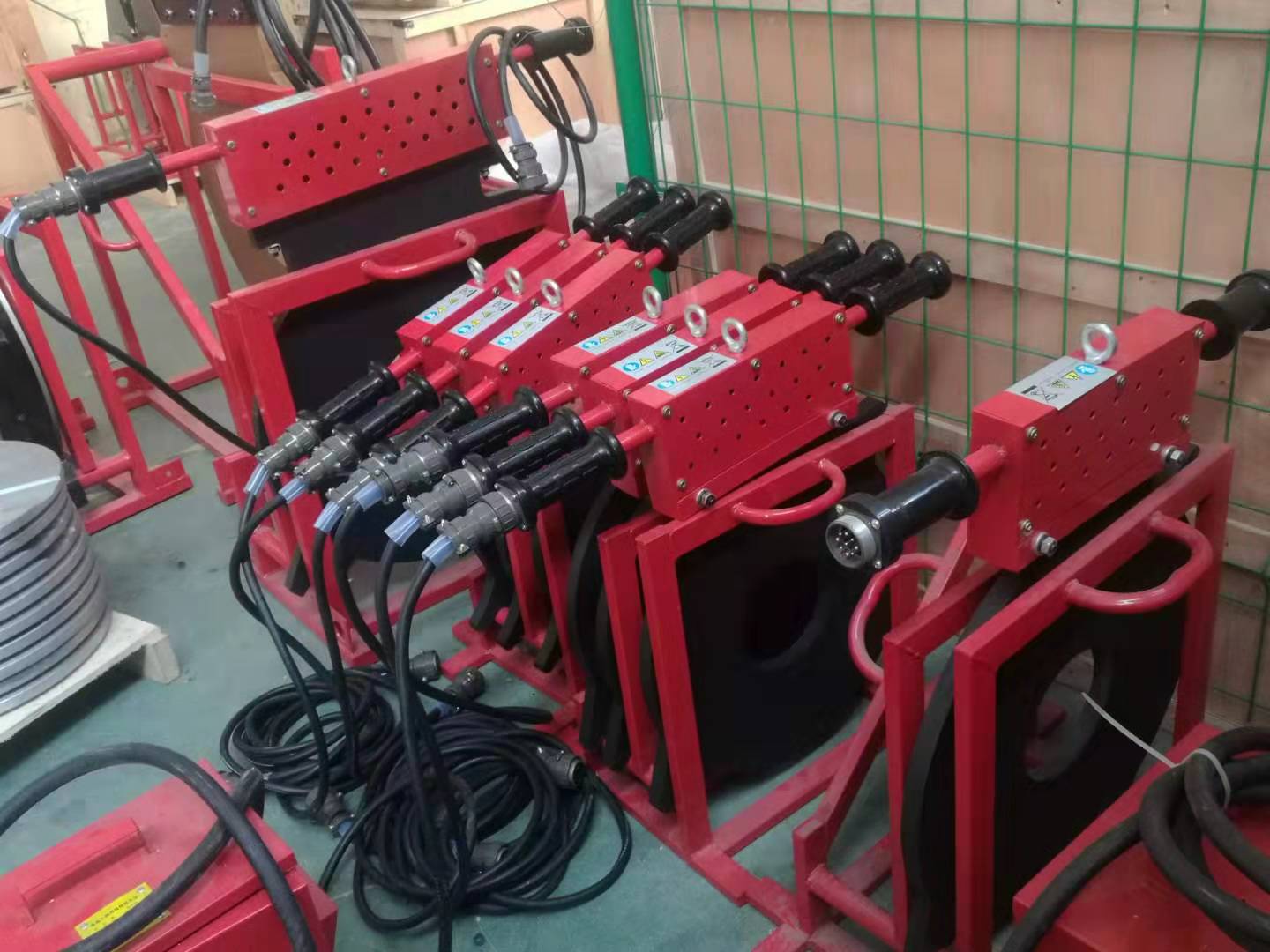 Hotool 355mm hydraulic butt fusion plastic hdpe pipe Welding machine Semi-automatic pe welders  butt fusion pipe heating plate