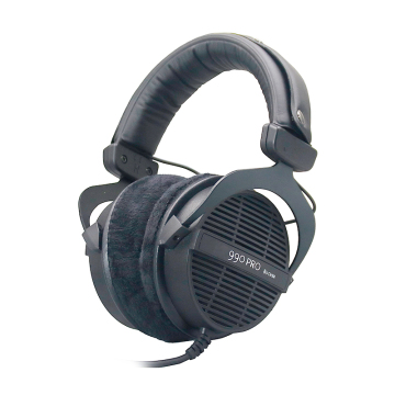 DT990PRO Black Limited Edition Hi-Fi Headphones with Enhanced Sound Quality for Microphones