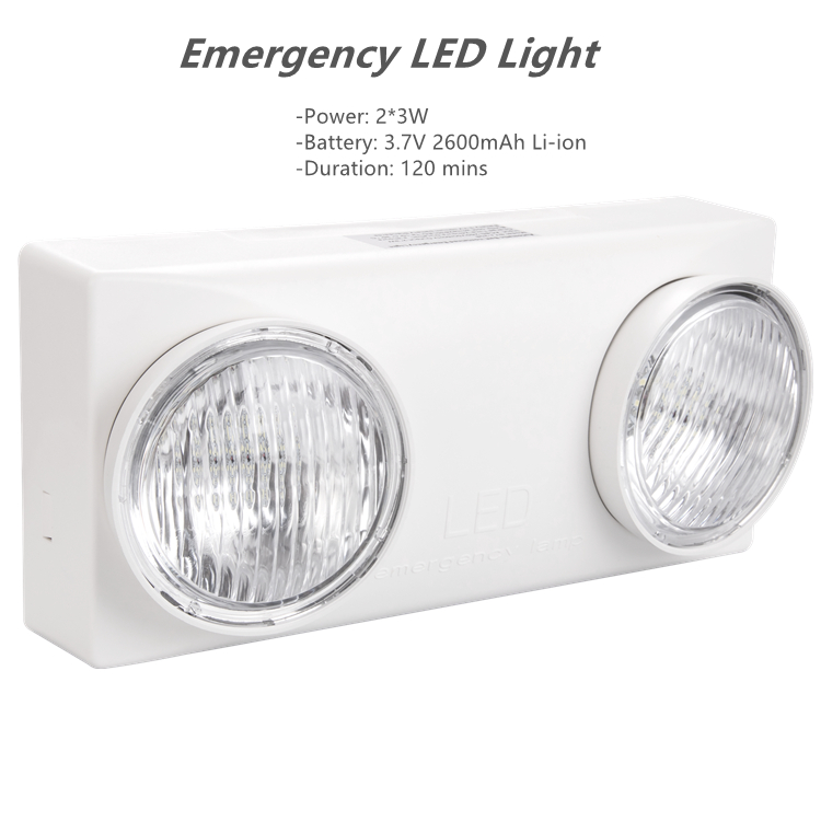 Twin Sport Emergency Light For Indoor Lighting