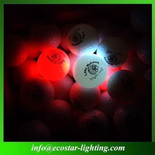 Logo print Flashing LED Golf Balls Wholesale LED Golf Ball