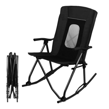 Oversized ROCKING Camping Chair with High Back