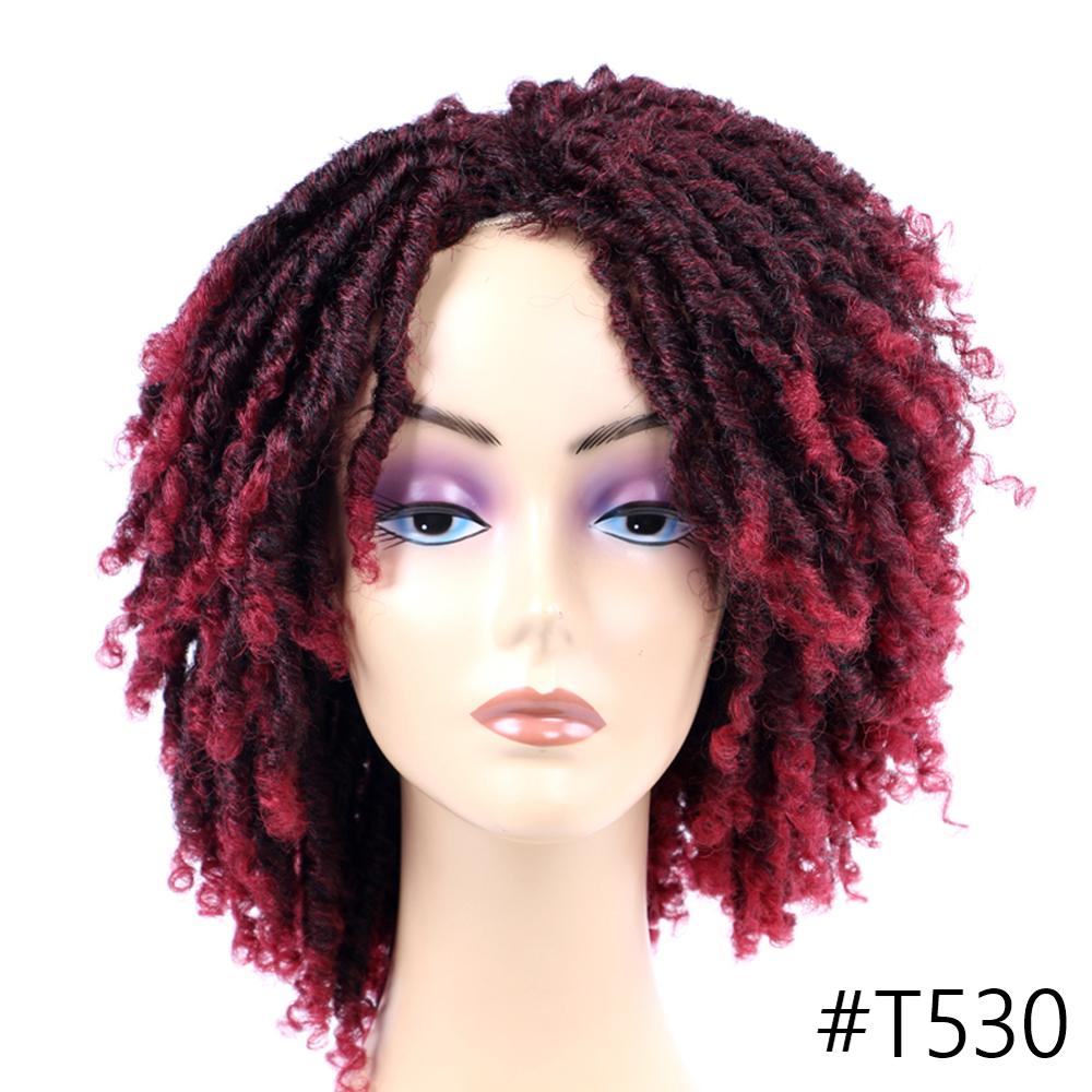 MYZYR private label  long hair crochet heat-resistant synthetic wig,multiple colourDirty braid , synthetic afro wig#T530