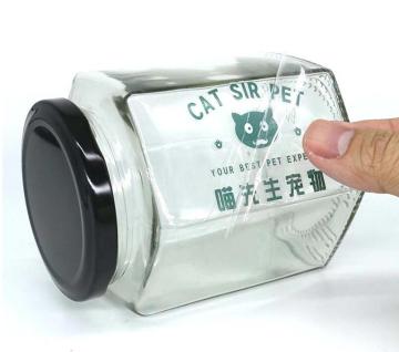 Waterproof Clear Transfer Stickers On Bottle