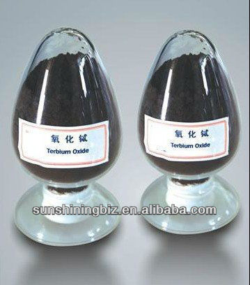 Terbium Oxide with 99.99% purity used for phosphors Terbium Oxide