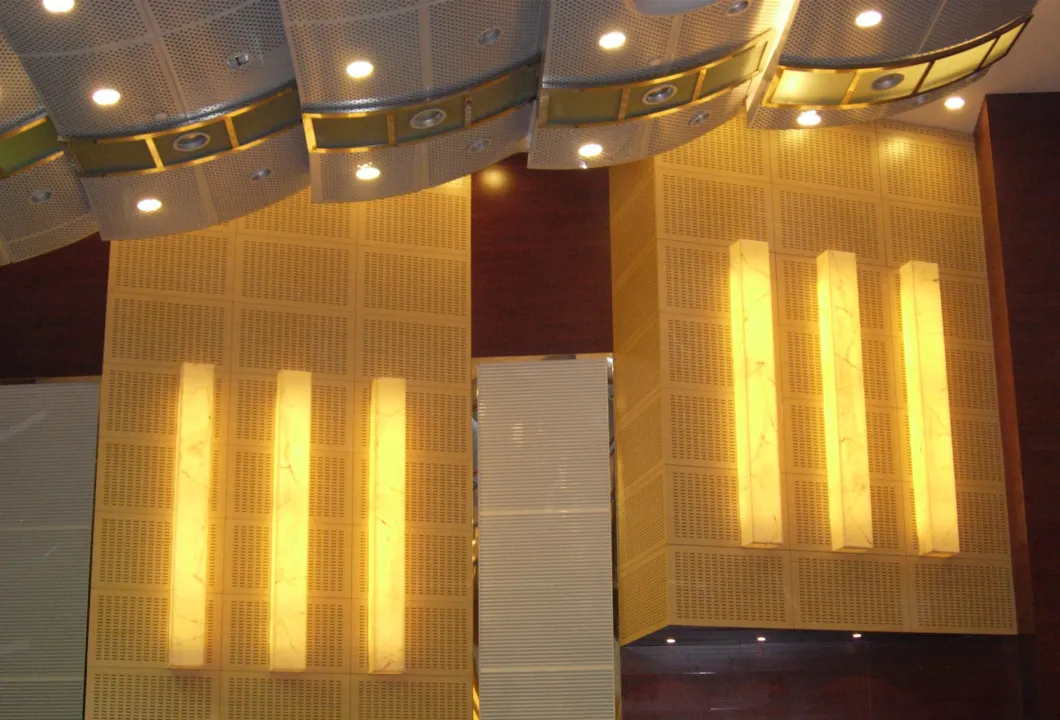 Sound Masking Slot Wood Timber Acoustic Panel for Concert Hall