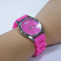 Hollow bracelet watch silicone wristwatch