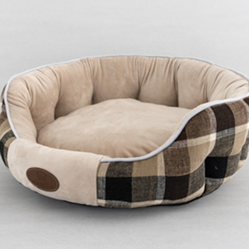 Cuccia rimovibile per nido di animali creativi in ​​tessuto plaid