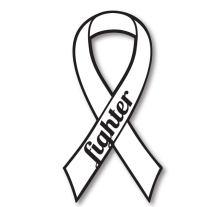 Die Cut Ribbon Bumper Sticker