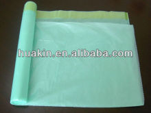 PE drawstring trash bags /refuse bags on rolls