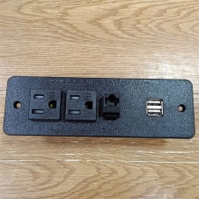 US Furniture TR Power Outlet with Network Port