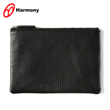 Cosmetic personalized makeup pouch cheap leather bag