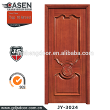 fancy design finished surface solid teak wood designer entry door