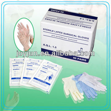 latex surgical gloves,sterile surgical gloves