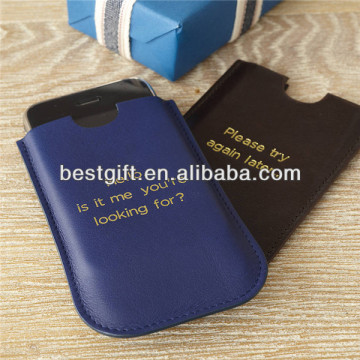 Personalised Leather Phone Case genuine leather mobile phone case