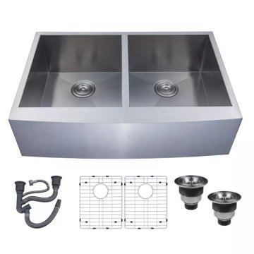 Stainless Steel Double Basin Farmhouse Sink