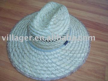rush straw outdoor hat