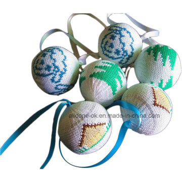 Attractive Knitted Christmas Ornaments Ball