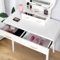 Makeup Vanity Dressing Table with Touch Screen Mirror