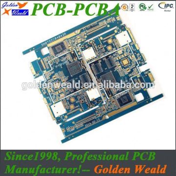 2-4oz high density multilayer pcb circuit board green soldering professional supplier of hdi pcb for usb