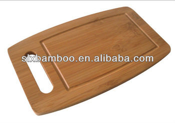 Rectangle natural bamboo cutting board