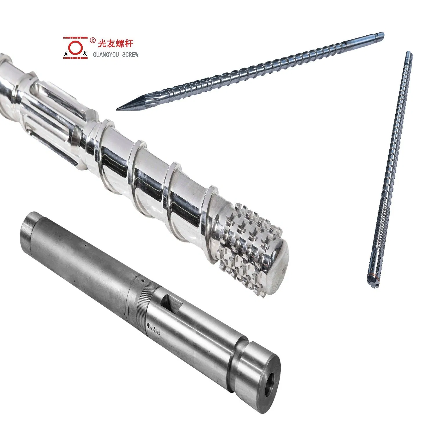 Long-life alloy precision-machined PVC solong tornilyo bariles