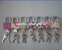 disc mechanism system square cartoon padlock