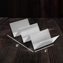 4-pack stainless steel taco holder