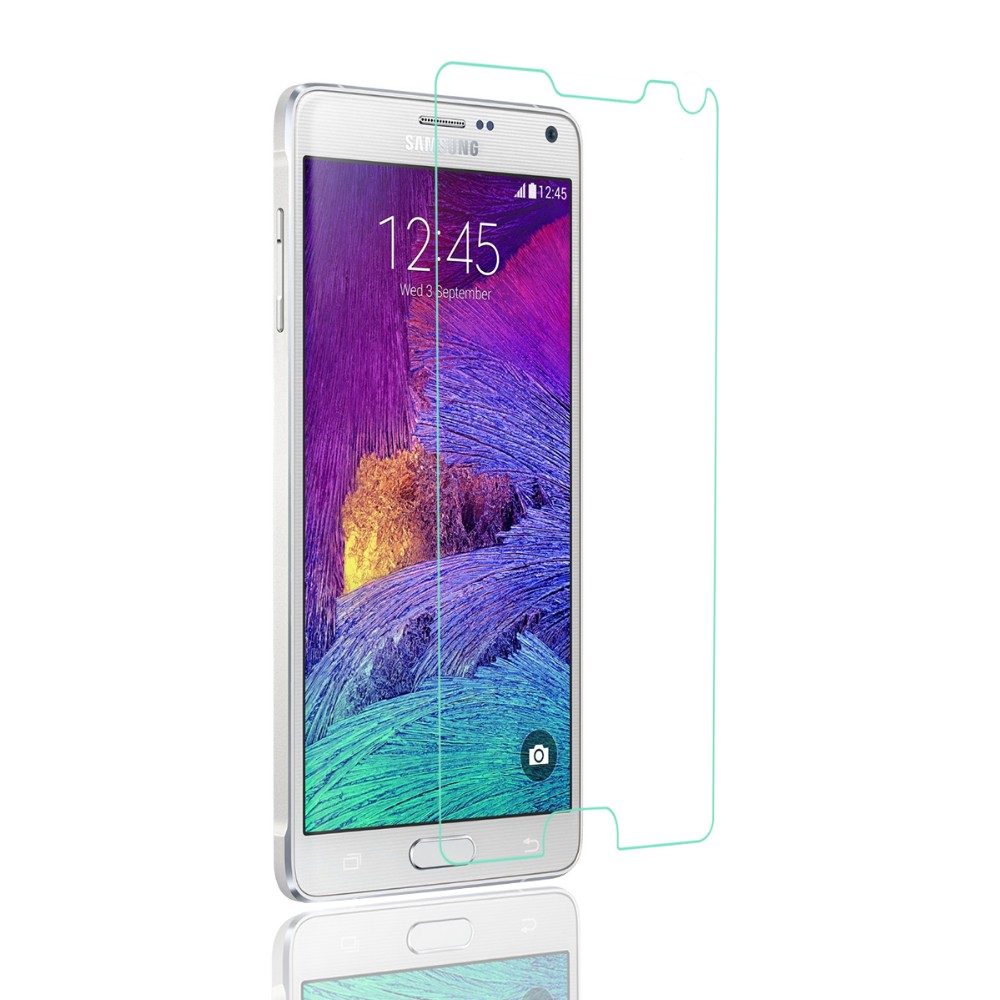 0.33mm anti shock tempered glass for samsung galaxy Note4