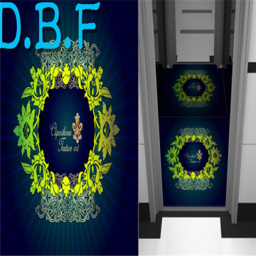 Customized elevator advertising pvc mat