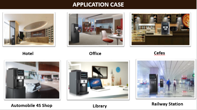 Jetinno JL23-ES4C bean to cup coffee machine for commercial use coffee machine for business restaurant  office coffee maker