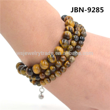 Natural stone tiger beads Beads of semi precious stones beads bracelet Factory wholesale