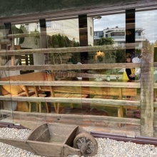 Frameless Folding Glass Window System for Balcony Glazing