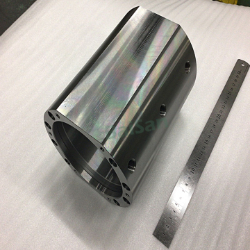 Hardened steel machining and polishing machine components