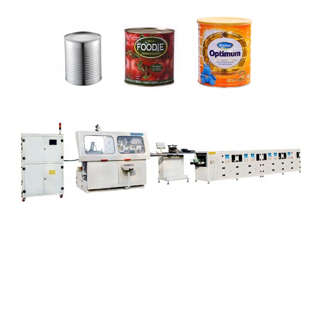 3 Piece Food Tin Can Machine Production Line