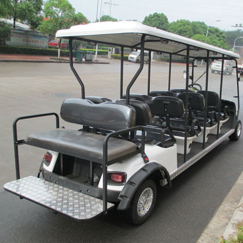 10 seaters gasoline golf cart with seat belt