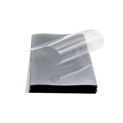 packaging folding box with transparent clear pet film