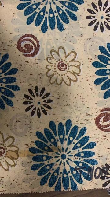 Colorful Comfortable Flower Materials Printed Fabric