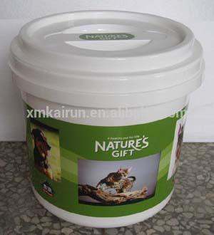 2.5kg Plastic Dog Food Container, PET Food Storage Container