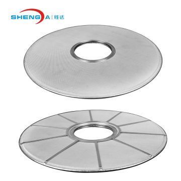Filtro de disco de hoja de fibra de acero inoxidable sinterizado