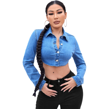 Stylish Women's Denim Collection: Corset Top, Tie-Back Crop, Funky Denim Jacket