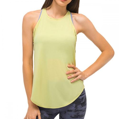 Kvinnor Crop Top Dry Quick Yoga Shirts