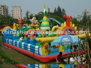 amusement park castle