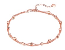 18K yellow gold jewelry bracelet light