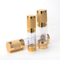 Bouteilles de pompe à airless en aluminium de 10ml / 15ml / 30ml / 50ml en aluminium